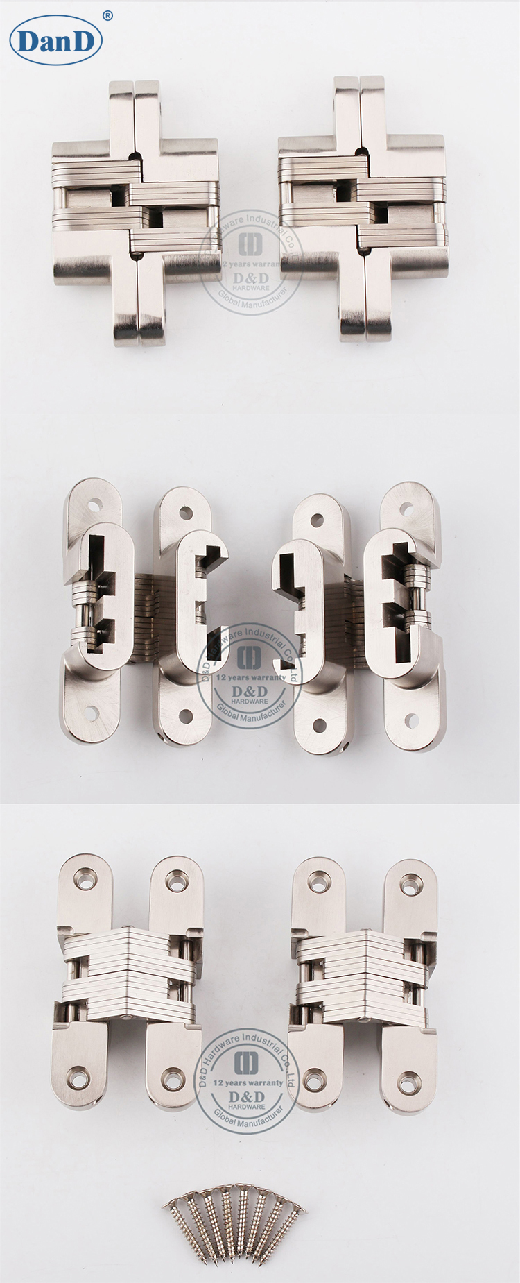 7“不锈钢铰链-D和D硬件1