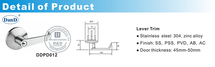 杠杆装饰和D硬件