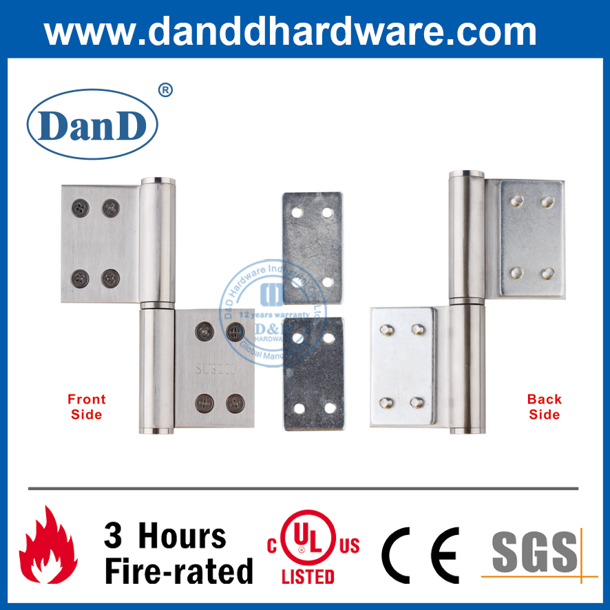 不锈钢304焊接在国旗门铰链上，用于住宅建筑-DDSS030B