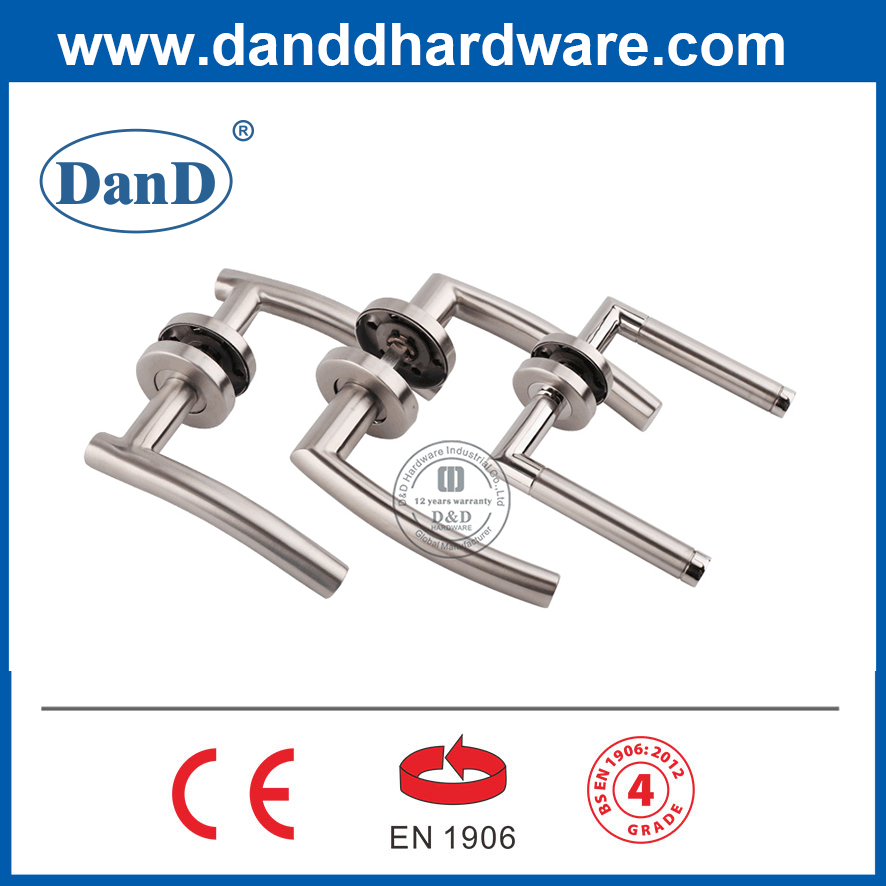 狭窄的不锈钢商业门锁手柄旋钮DDNH004