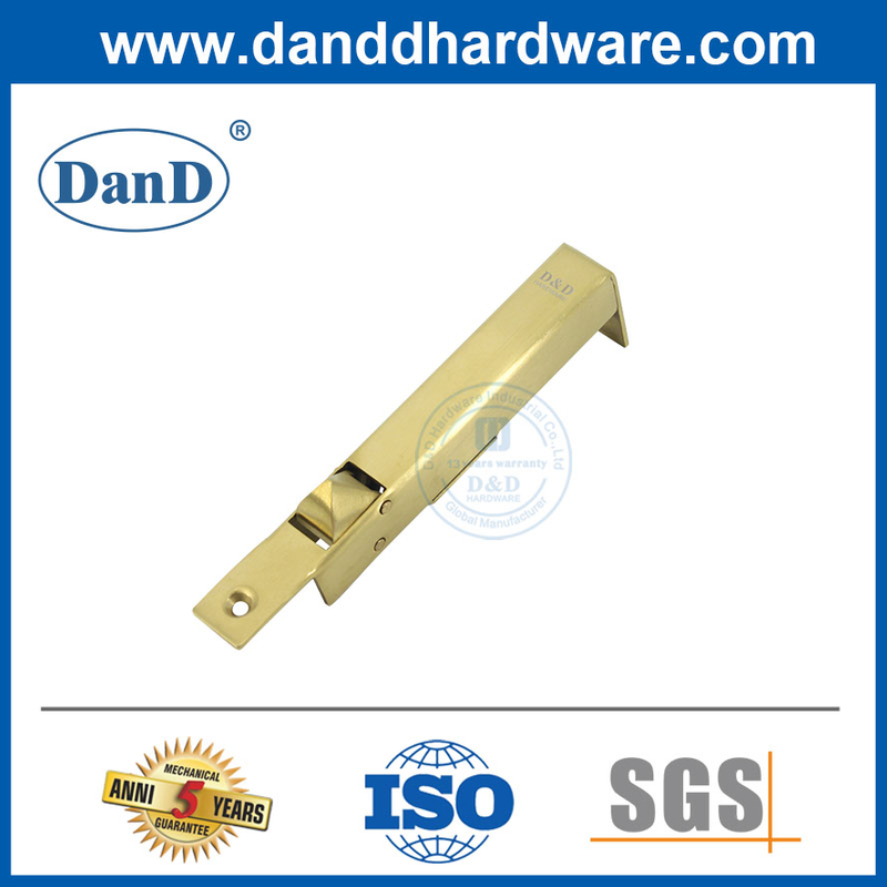 sus304金弹簧侧向自动门螺栓锁公共出口入口DDDB023