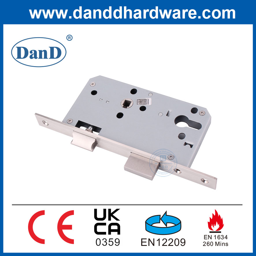 欧洲市场CE不锈钢额定额定的前门安全锁，用于DORDML009-6072