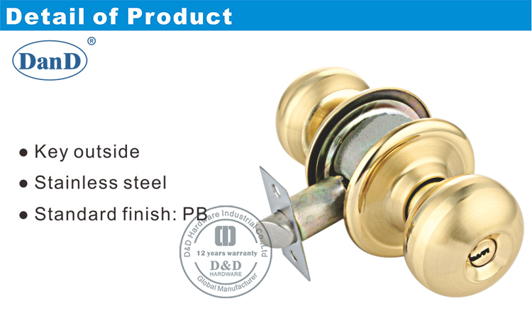 木门管状锁定-D和D硬件