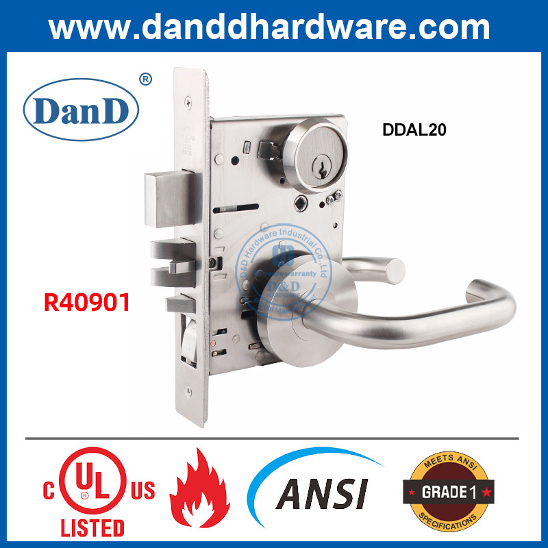 SUS304 ANSI 1级最安全的门锁，用于门口DDAL20